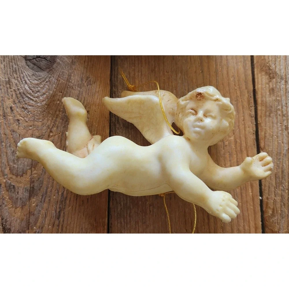 Vnt Cherubs Christmas Ornaments Plastic‎ 6 In Angels